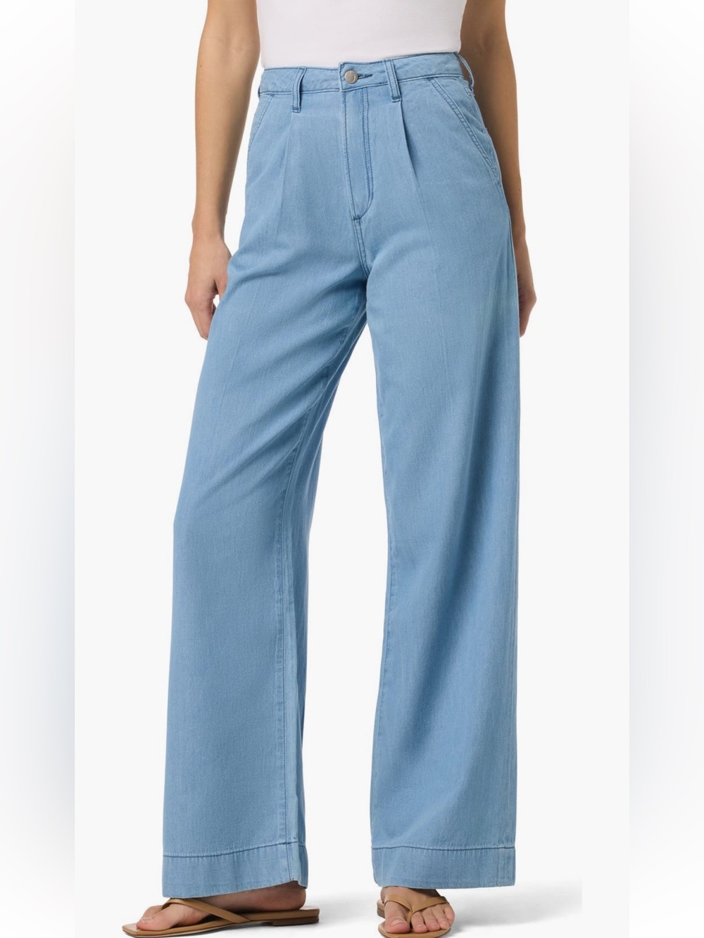NWT Joe's Jeans Emilia 100% Cotton High Rise Wide Leg Jeans